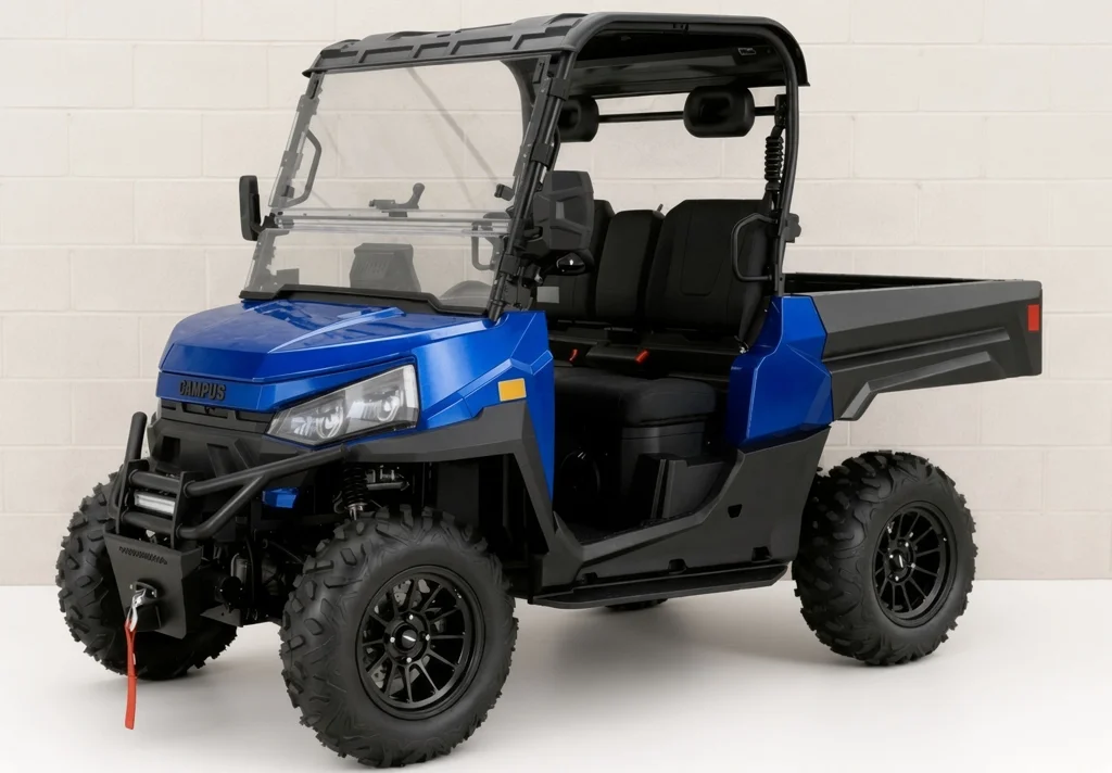 2026 Campus EV Model E1 4X4 72V Lithium Utility Vehicle Electric photo 1