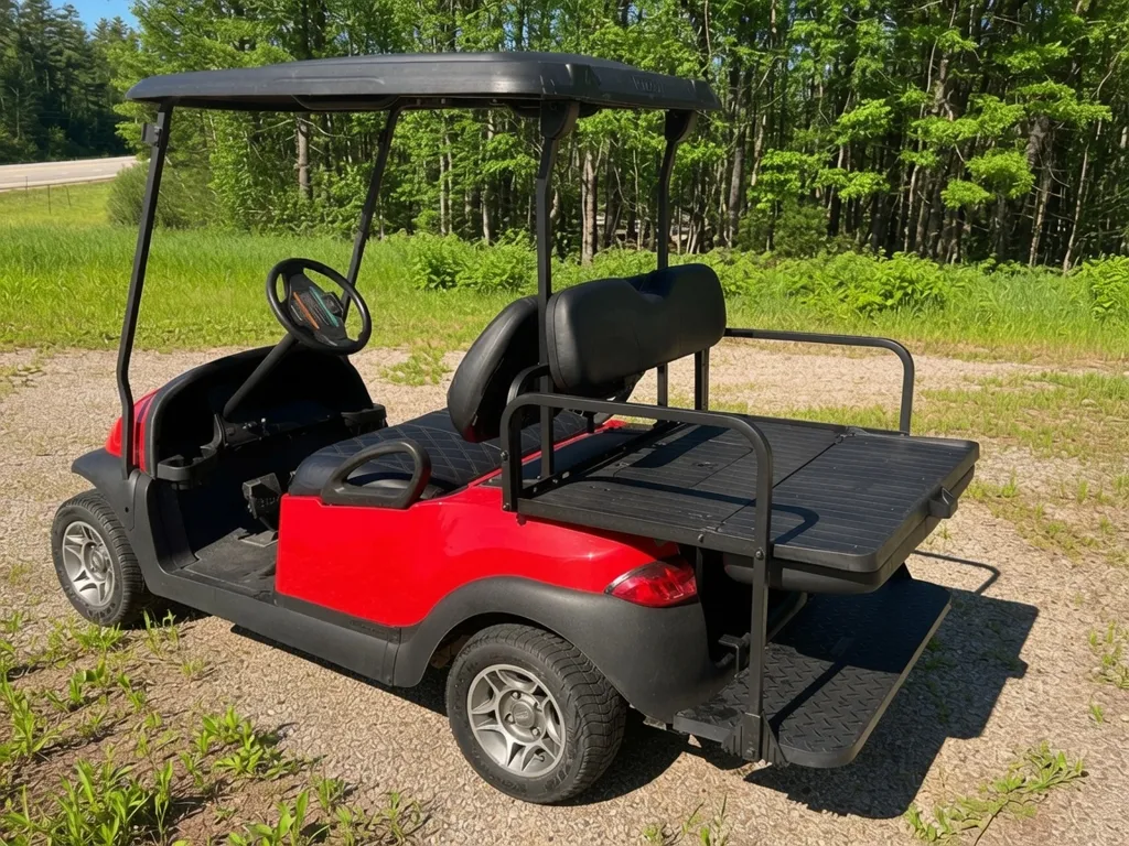 2018 Club Car End of Summer special! Like new NRTG Fire Red Club photo 6