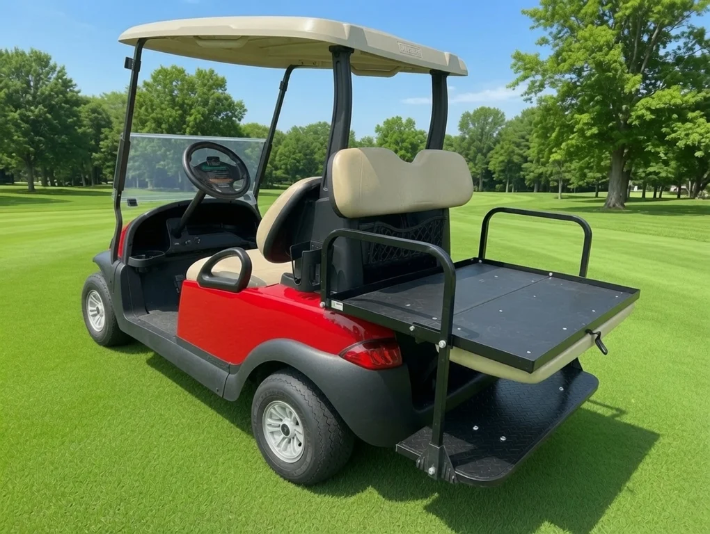 2018 Club Car End of Summer special! Like new NRTG Fire Red Club photo 8