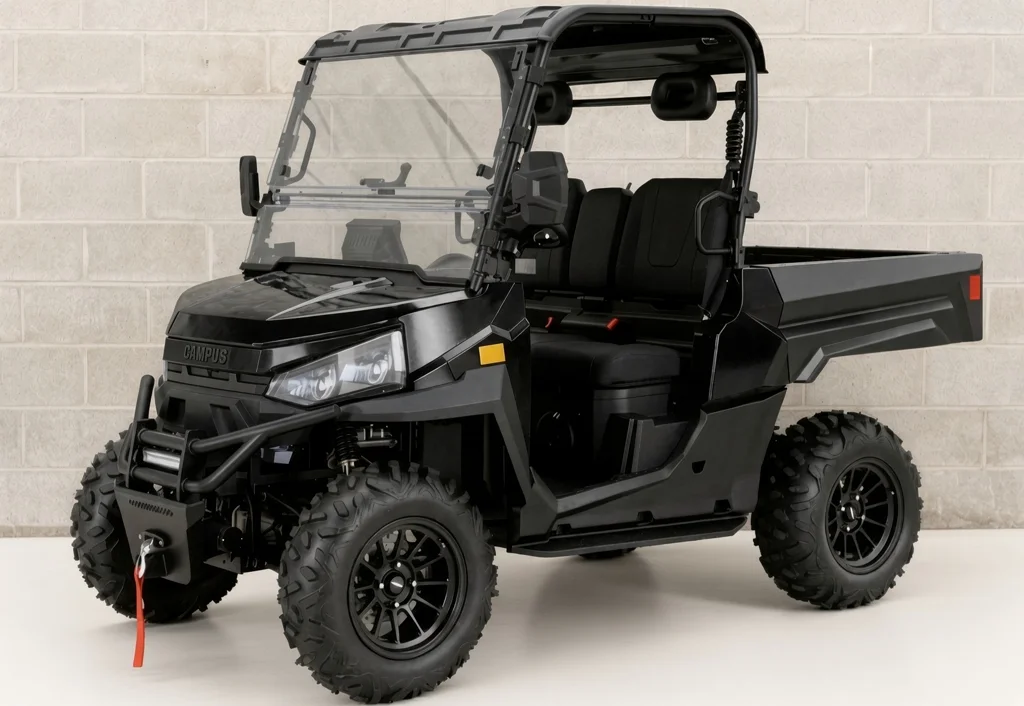 2026 Campus EV Model E1 4X4 72V Lithium Utility Vehicle Electric photo 1
