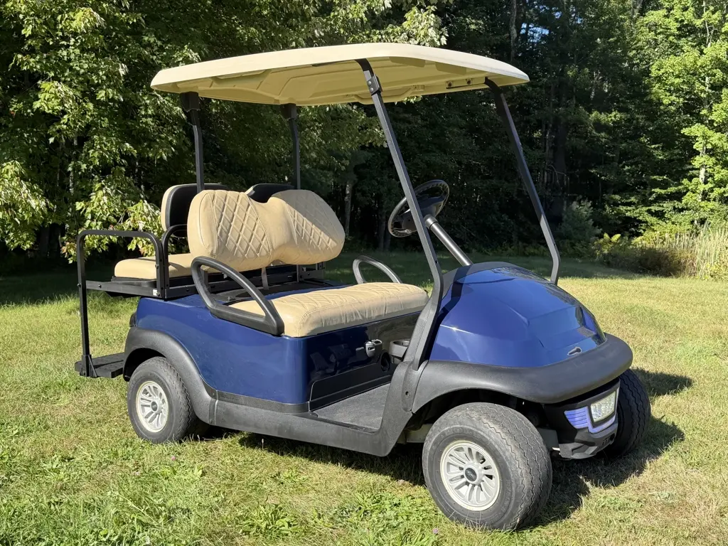 2018 Club Car End Of Summer Special! Like New RTG Navy Blue Club photo 7