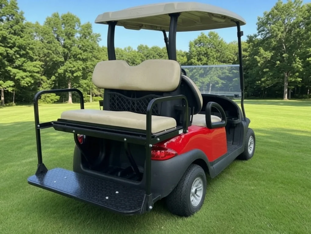 2018 Club Car End of Summer special! Like new NRTG Fire Red Club photo 9