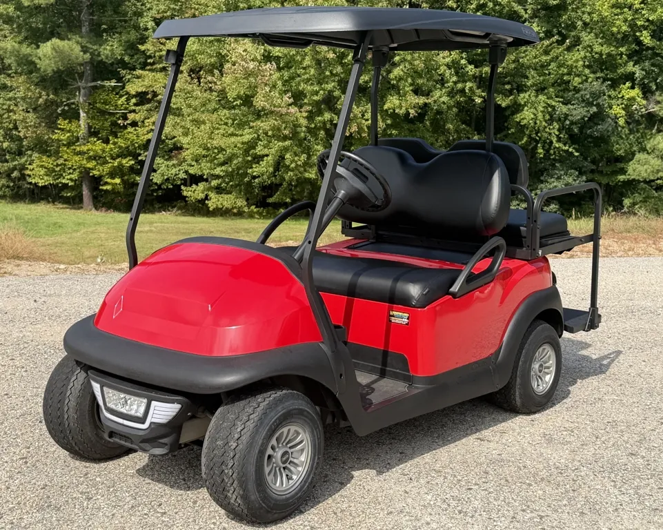 2018 Club Car End of Summer special! Like new RTG Red Club Car P photo 4