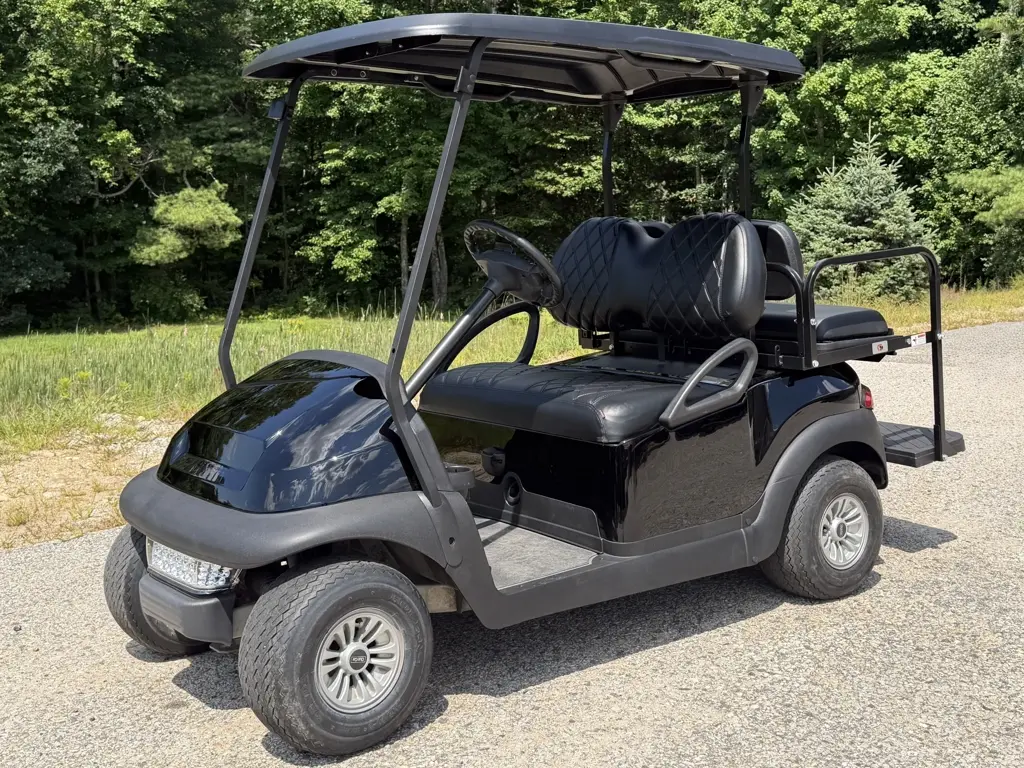 2018 Club Car End of Summer special! Like new NRTG Gloss Black C photo 4