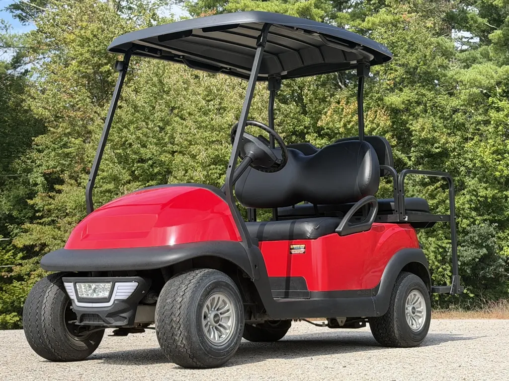 2018 Club Car End of Summer special! Like new RTG Red Club Car P photo 2
