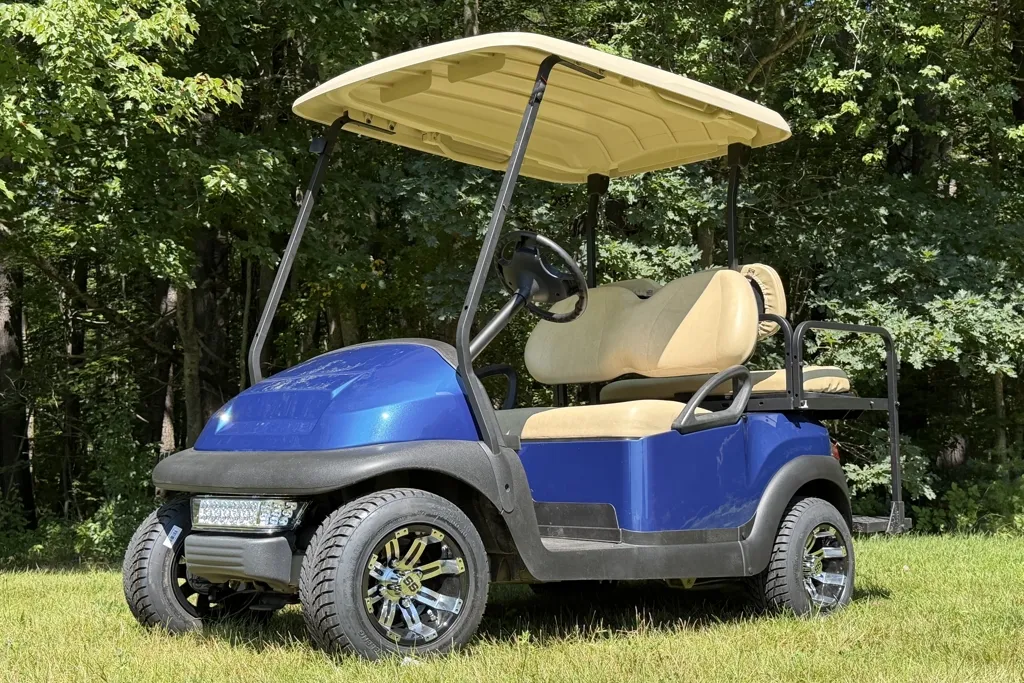 2018 Club Car End of Summer special! Like new NRTG Navy Blue Pre photo 3