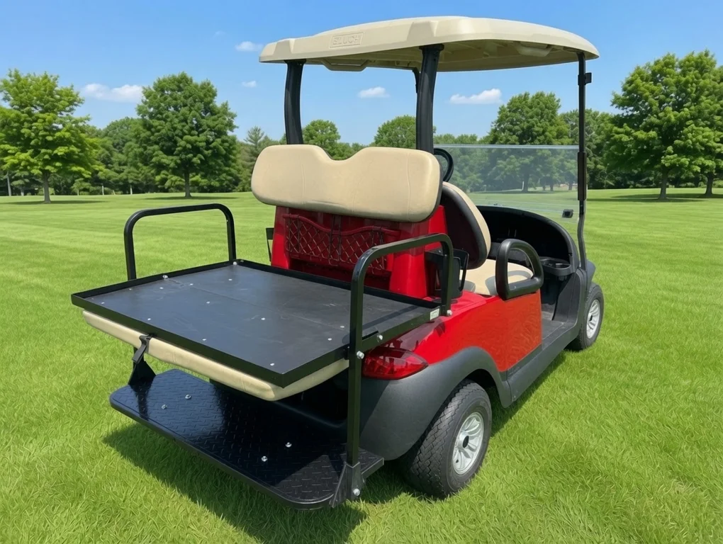 2018 Club Car End of Summer special! Like new NRTG Fire Red Club photo 7