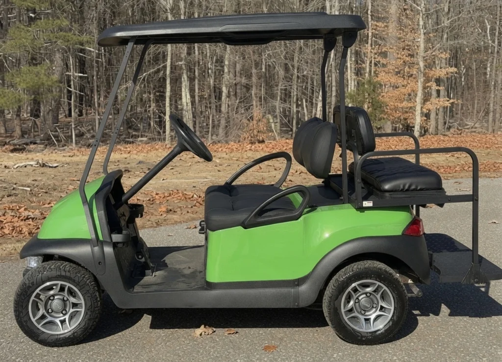2018 Club Car End of Summer special! Like new NRTG Lime Green Cl photo 4