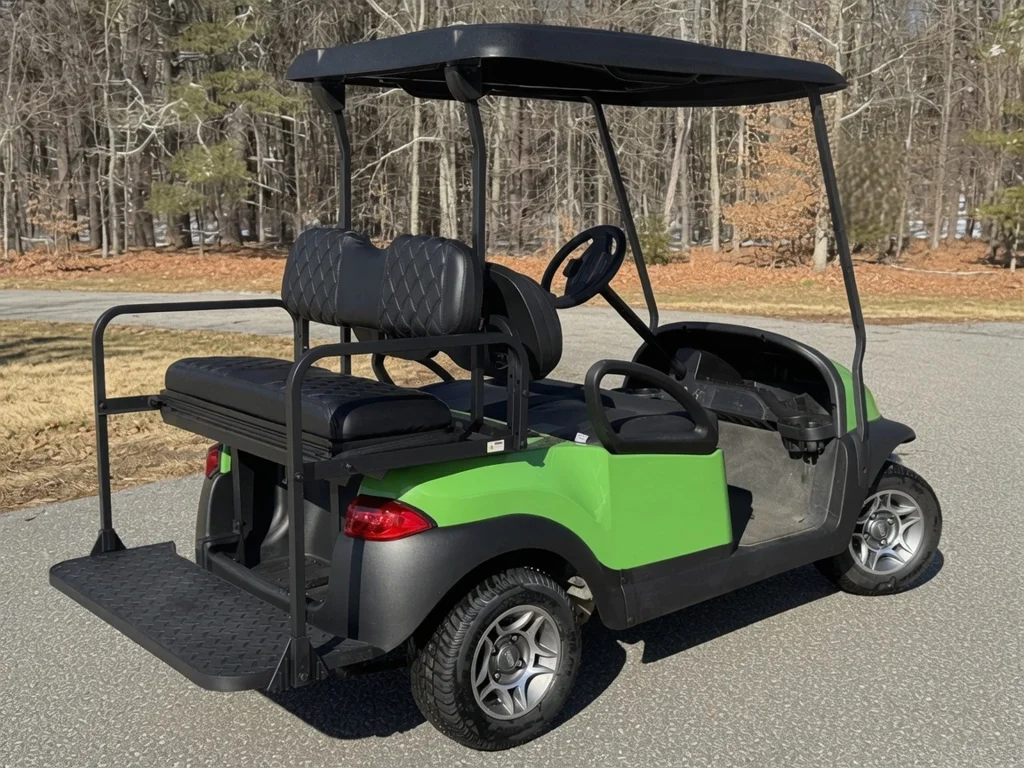 2018 Club Car End of Summer special! Like new NRTG Lime Green Cl photo 8