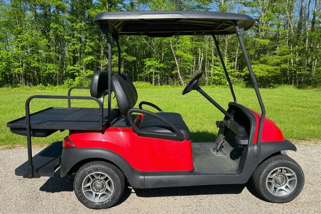 2018 Club Car End of Summer special! Like new NRTG Fire Red Club photo 7