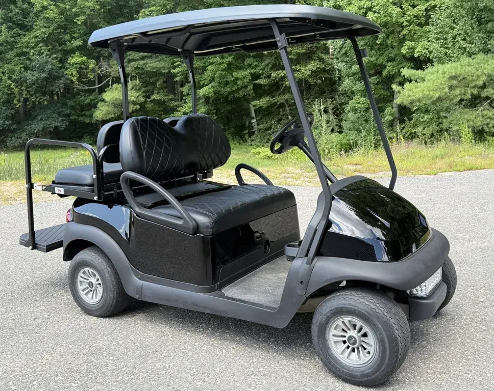 2018 Club Car End of Summer special! Like new NRTG Gloss Black C photo 1