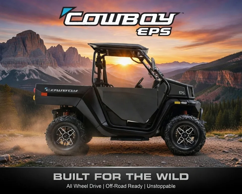 2026 Kandi Cowboy E10k Powerful 72 Volt AWD UTV W/Power Steer photo 9