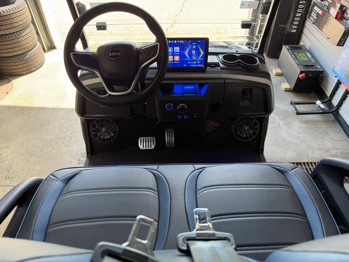 2026 Epic Carts E40FX Metallic Midnight photo 6