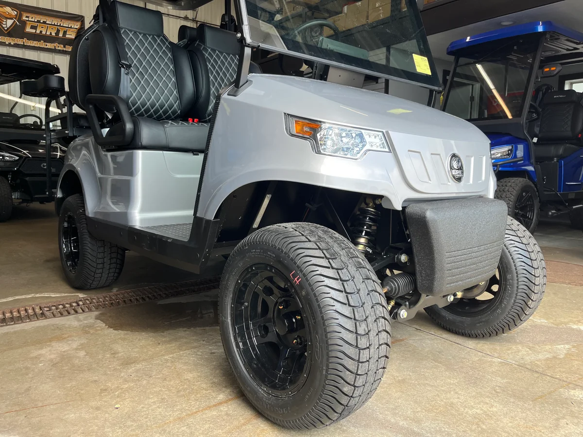 2025 Epic Carts E40 Metallic Silver photo 9