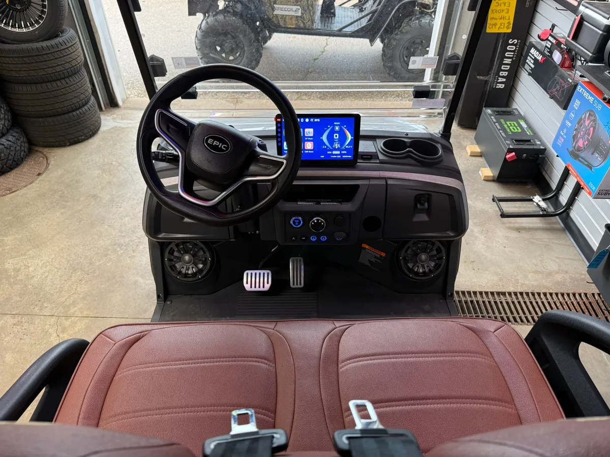 2026 Epic Carts E40FX Metallic Pearl White photo 6