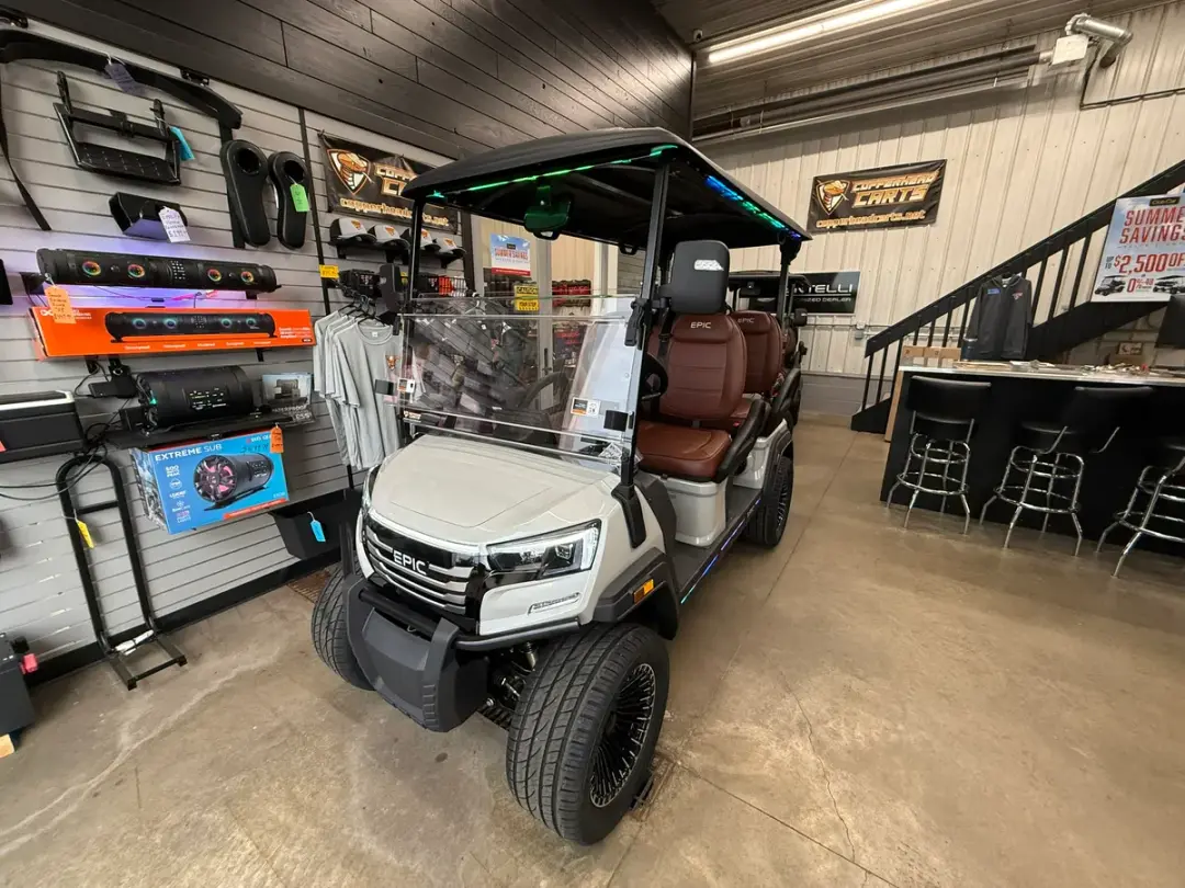 2026 Epic Carts E40FX Metallic Pearl White photo 1