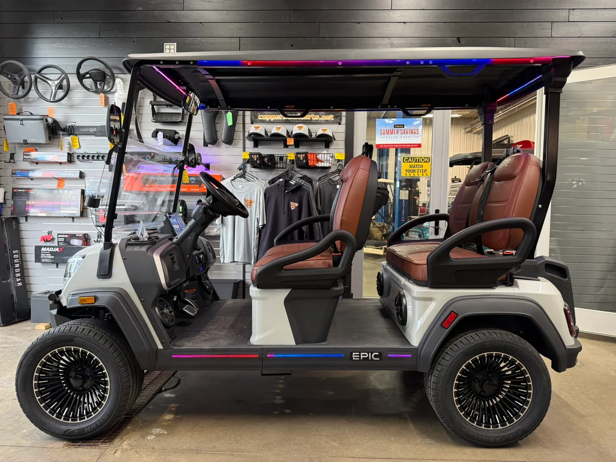 2026 Epic Carts E40FX Metallic Pearl White photo 3