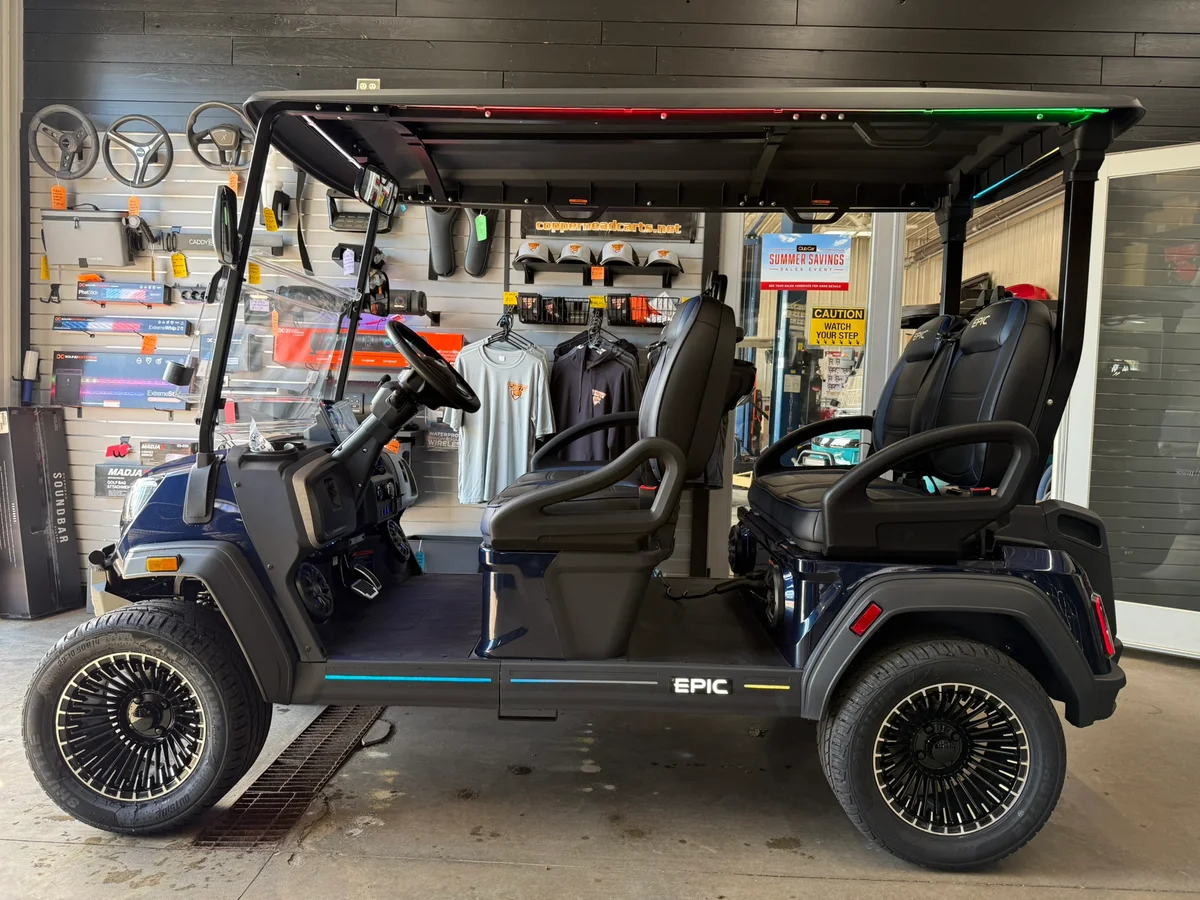 2026 Epic Carts E40FX Metallic Midnight photo 3