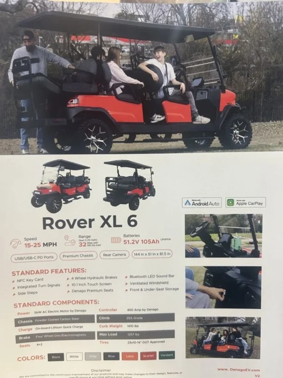 2026 Denago Rover XL 6 photo 5