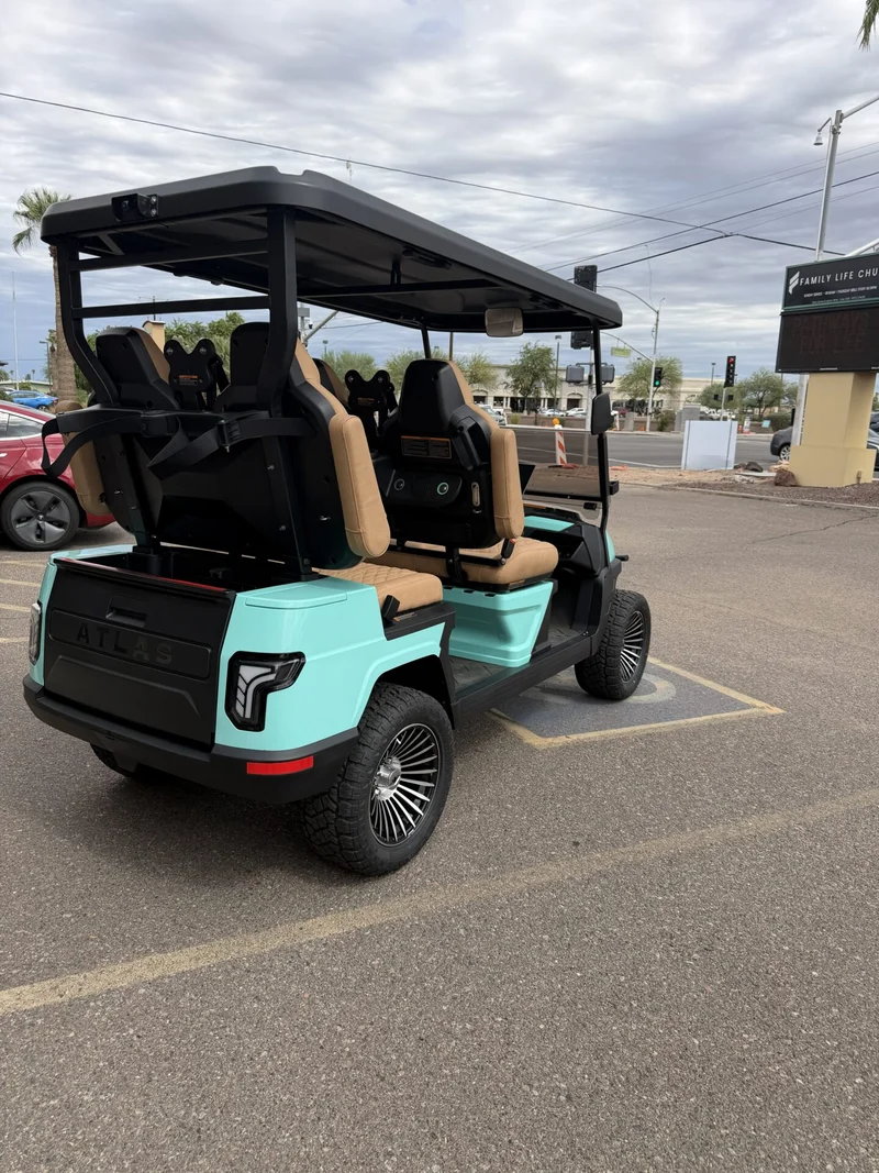 2026 Atlas One Power Seats, Foldable Back Seat, Dual Ice Chests and Golf Bag Attachment! photo 5