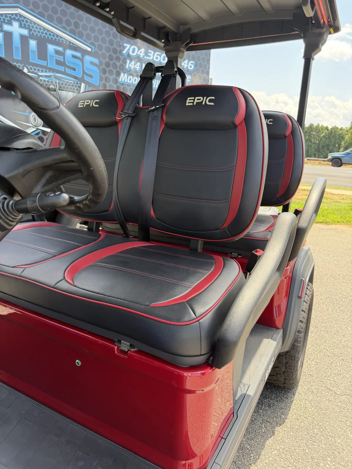 2026 Epic Carts E40FX All the Extras Red photo 8