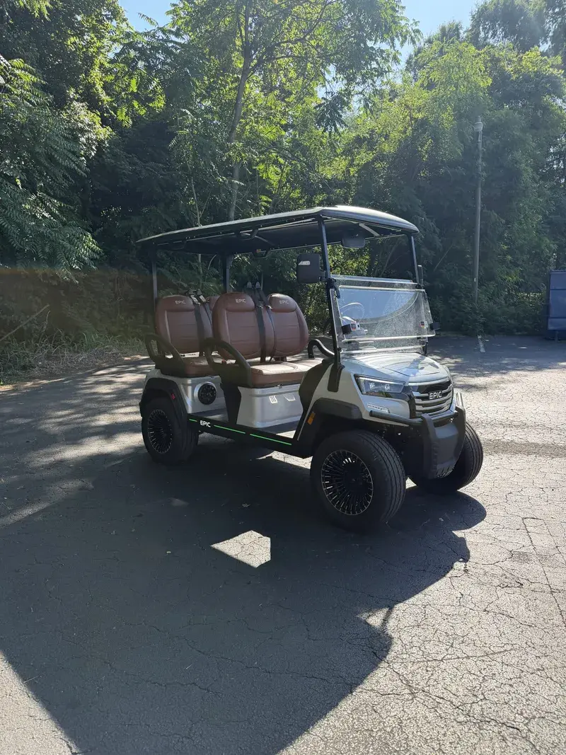 2026 Epic Carts E40FX White photo 9