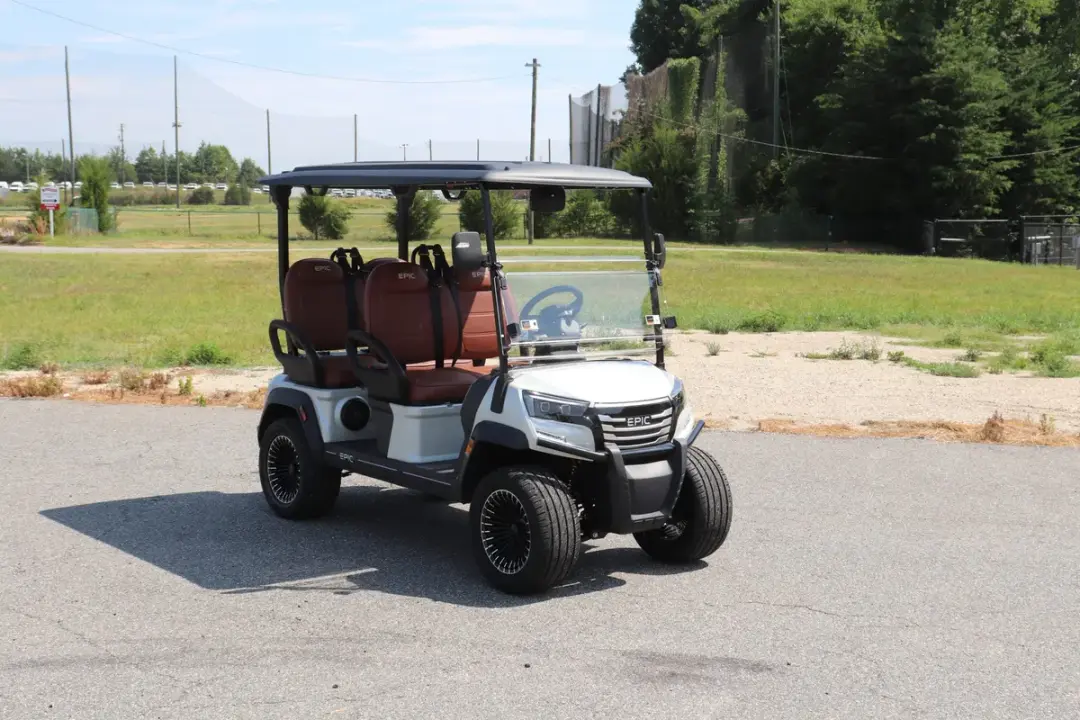 2026 Epic Carts E40FX White photo 1