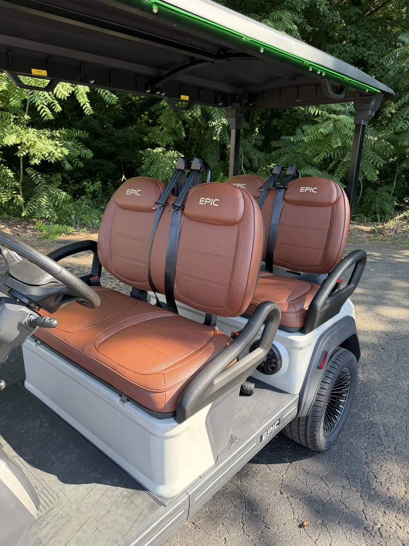 2026 Epic Carts E40FX Wonderful White photo 4
