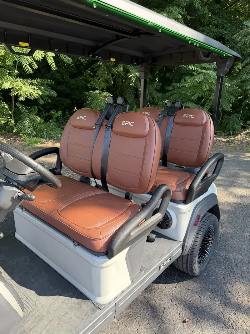 2026 Epic Carts E40FX White photo 4