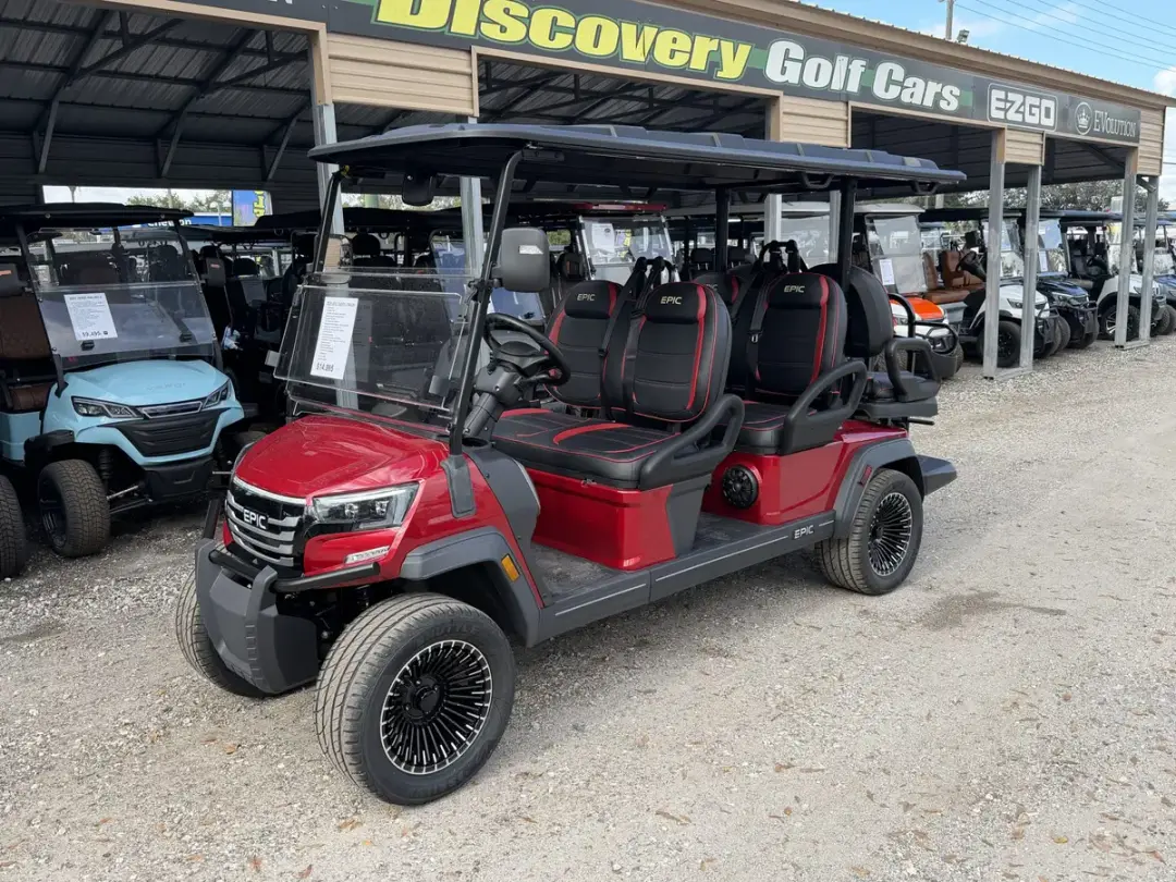 2026 Epic Carts E60FX RED photo 1