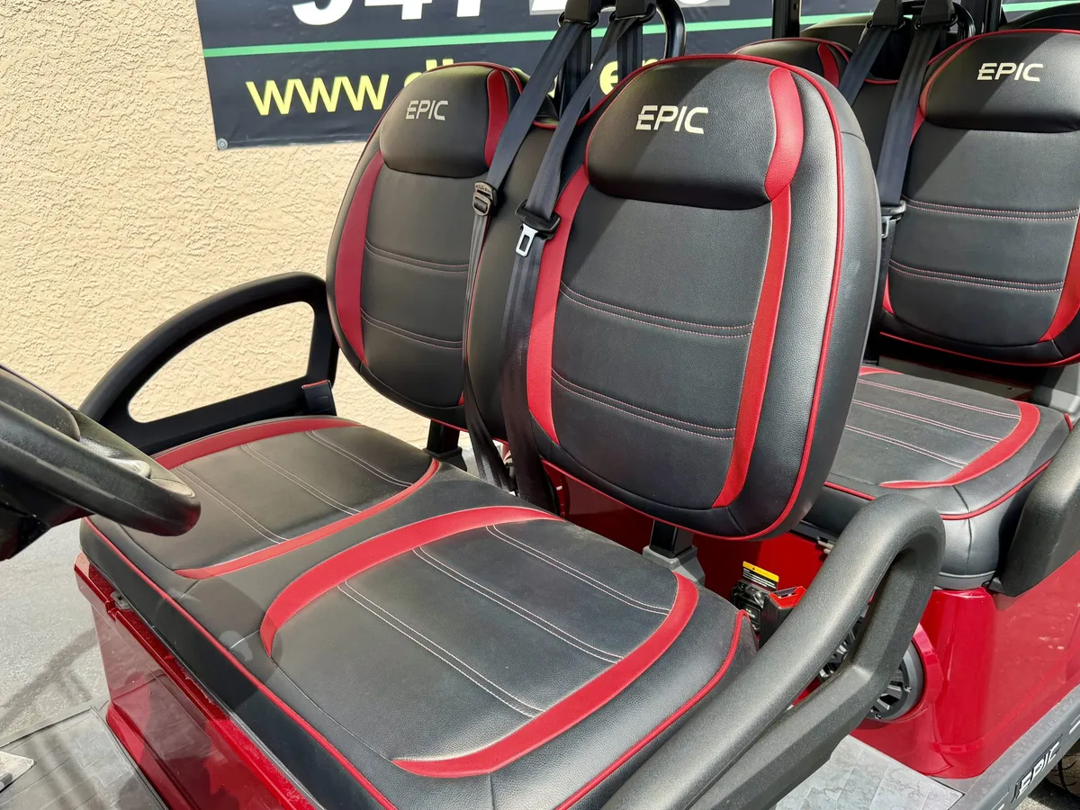2026 Epic Carts E60FX RED photo 4