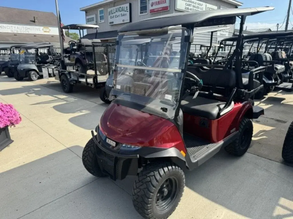 2026 E-Z-GO RXV 4 Touring ST Elite Lithium Inferno Red photo 1