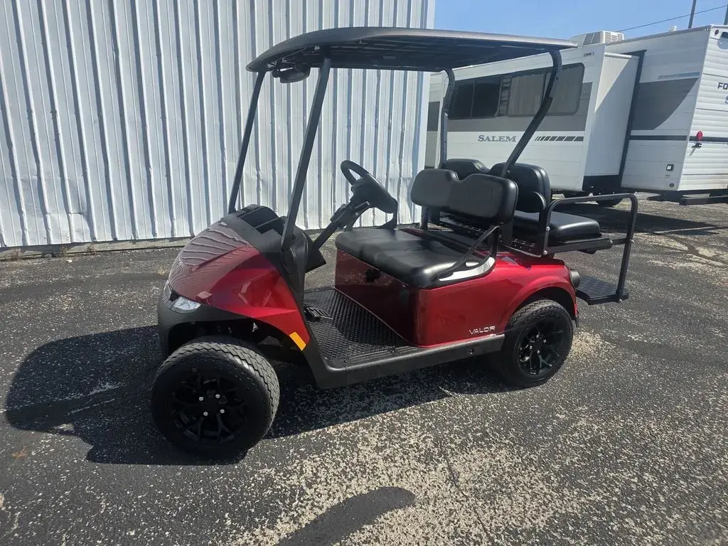 2027 E-Z-GO RXV 2 Valor S + 13.5 Gas Inferno Red photo 1