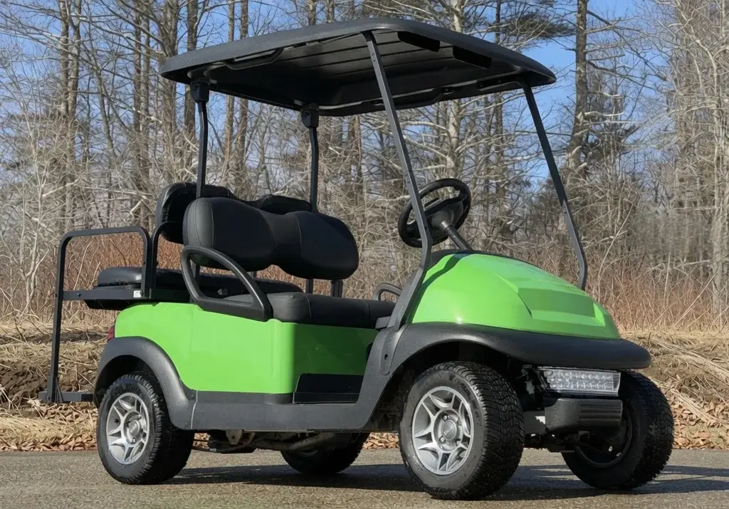 2018 Club Car End of Summer special! Like new NRTG Lime Green Cl photo 1
