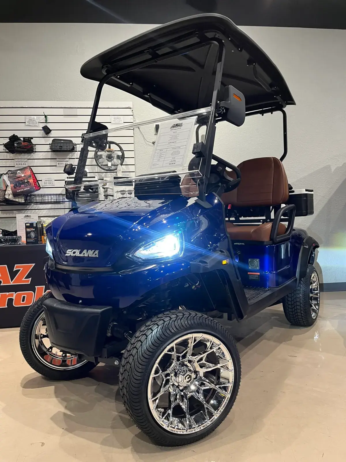 2026 Solana G WITH CUSTOM RIMS AND TIRES, LITHIUM ION BATTERY, AND APPLE CARPLAY photo 1