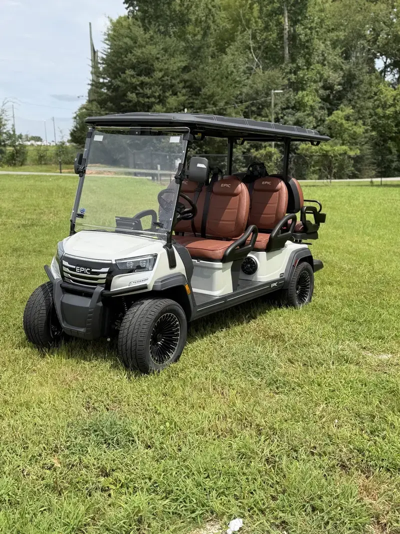 2026 Epic Carts E60FX White photo 1