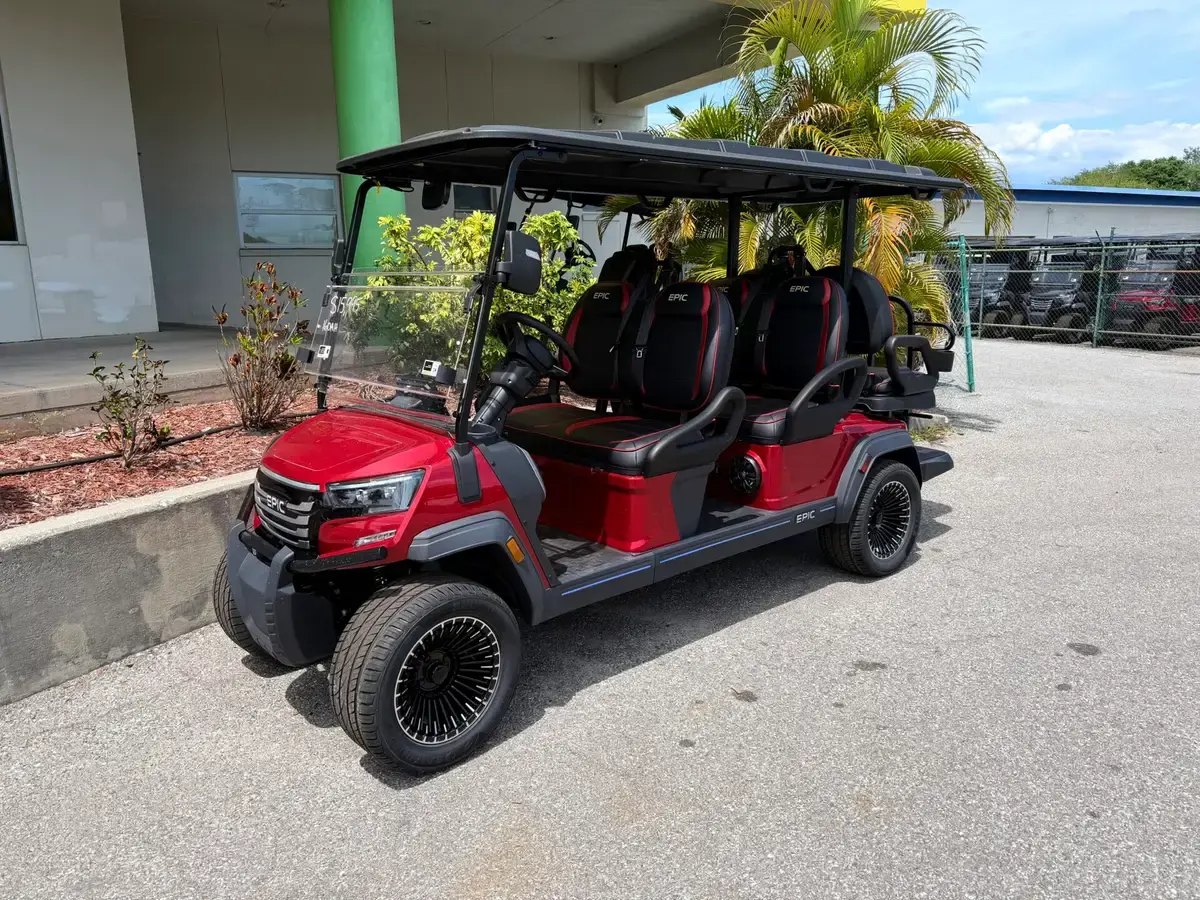 2026 Epic Carts E60FX RED photo 1